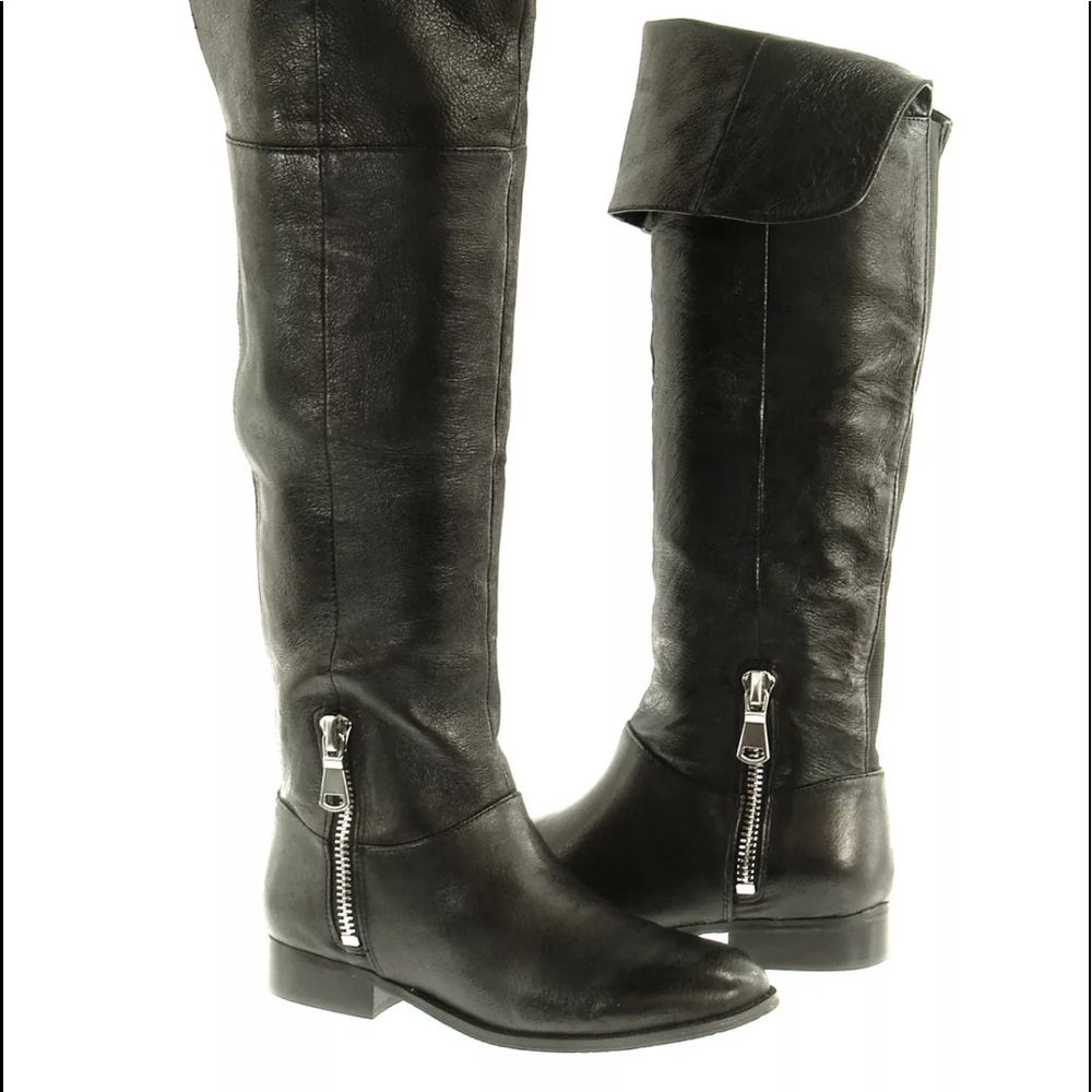 Chinese Laundry Over-the-knee black boots.so 7.5